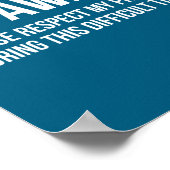 I'm Awake Respect My Privacy Funny Sleep Deprivati ポスター (角)