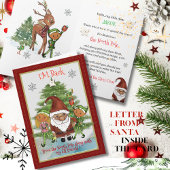 I'M Back from North Pole Card | Message from Santa シーズンカード