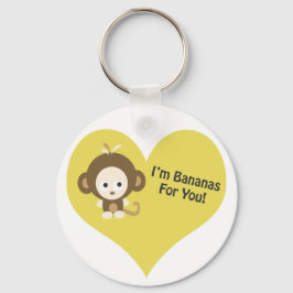 Im Bananas for You Monkey キーホルダー