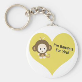 Im Bananas for You Monkey キーホルダー