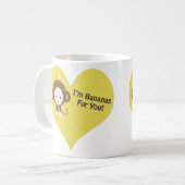Im Bananas for You Monkey コーヒーマグカップ (正面左)