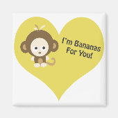 Im Bananas for You Monkey マグネット (正面)