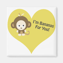 Im Bananas for You Monkey マグネット