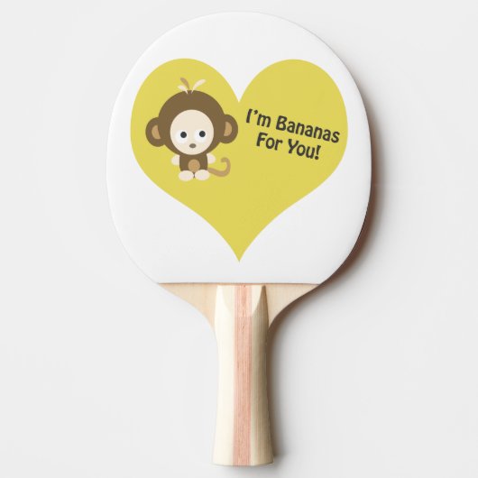 Im Bananas for You Monkey 卓球ラケット (正面)