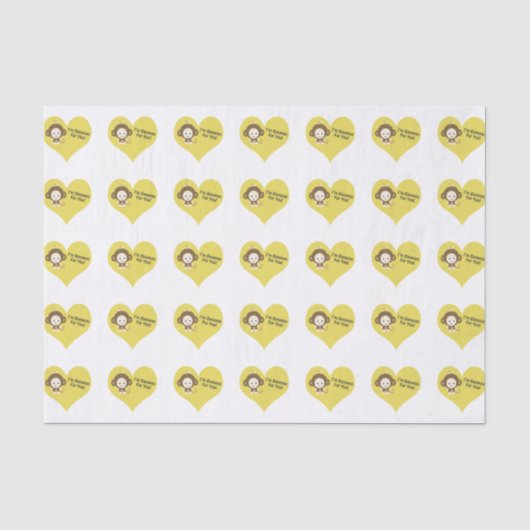 Im Bananas for You Monkey 薄葉紙 (正面)