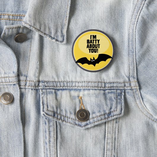 I'm Batty about You - Halloween Button 缶バッジ (インサイチュ)
