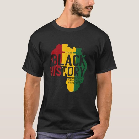 I'm Black History Monthデザイン Tシャツ (正面)