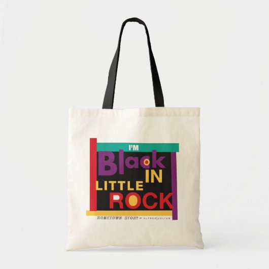I'm Black In Little Rock トートバッグ (正面)