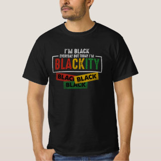Im Blackity黒アフリカ系アメリカ人ヴィンテージ Tシャツ