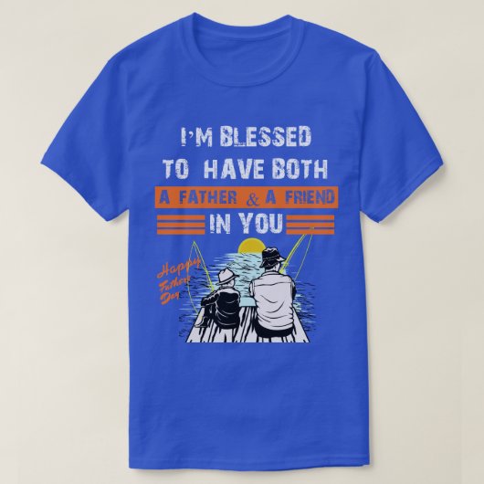 「I'M BLESSED」父の日グラフィックTシャツ Tシャツ (デザイン正面)