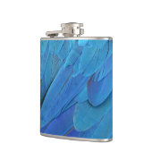 I'm blue - cool feather design  フラスク (左)