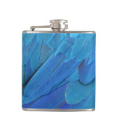 I'm blue - cool feather design  フラスク (正面)