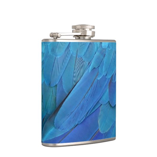I'm blue - cool feather design  フラスク (右)