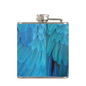 I'm blue - cool feather design  フラスク (裏面)