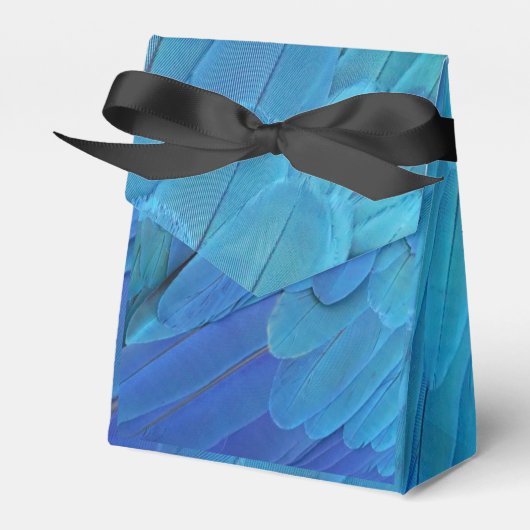 I'm blue - Macaw feathers フェイバーボックス (正面サイド)