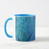 I'm blue - Macaw feathers マグカップ (左)