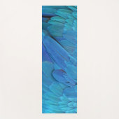 I'm blue - Macaw feathers ヨガマット (正面)
