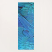 I'm blue - Macaw feathers ヨガマット (裏面)