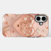 I'm Book Loverハート型モバイルケース Case-Mate iPhoneケース (裏面 (横))
