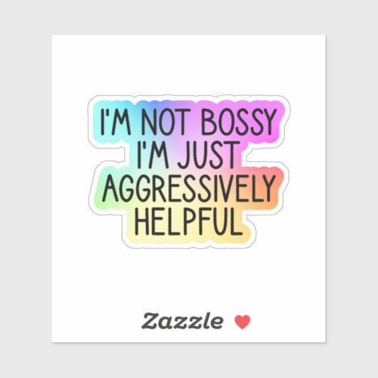 Im Bossy Im Just Aggressive Help, Manager シール (シート)