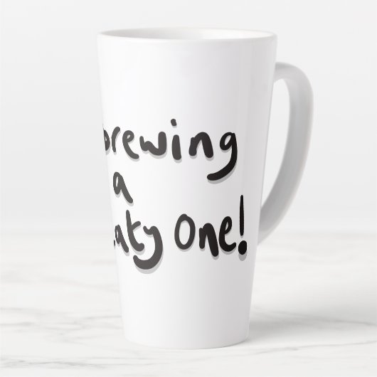 I'm brewing a meaty one カフェラテマグ (右アングル)