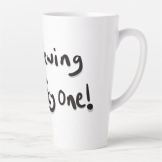 I'm brewing a meaty one カフェラテマグ