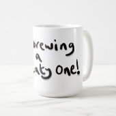 I'm brewing a meaty one コーヒーマグカップ (正面右)