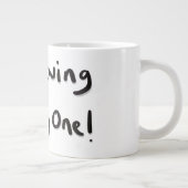 I'm brewing a strong one ジャンボコーヒーマグカップ (右)