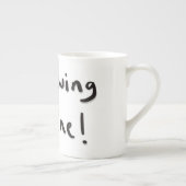 I'm brewing a wet one ボーンチャイナマグカップ (右)