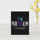 Im Broken Im Ok自殺防止2024 カード (黄色い花)
