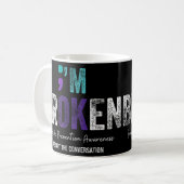 Im Broken Im Ok自殺防止2024 コーヒーマグカップ (正面左)