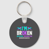 I'm Broken Suicide Prevention Awareness  キーホルダー (正面)