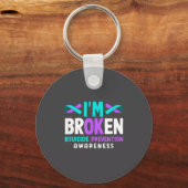 I'm Broken Suicide Prevention Awareness  キーホルダー (正面)