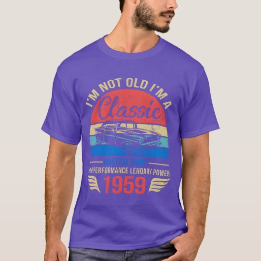 Im Classic Car 64th Birthday Gift 64 Years Old Bor Tシャツ (正面)