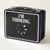 I'm Computer IT Tech Software Programmer 考える メタルランチボックス (裏面)