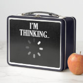 I'm Computer IT Tech Software Programmer 考える メタルランチボックス (インサイチュ)