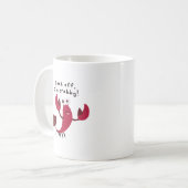 Im Crabby コーヒーマグカップ (正面左)