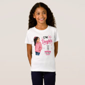 I'm Daughter Design | 娘へのギフト Tシャツ (正面フル)