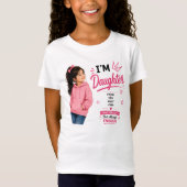 I'm Daughter Design | 娘へのギフト Tシャツ (正面)