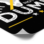 I'm Deaf. Not Dumb. Asl Deaf Sign Language Deaf Aw ポスター (角)