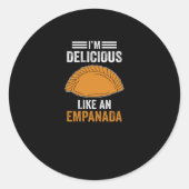 I'm Delicious Like An Empanada ラウンドシール (正面)