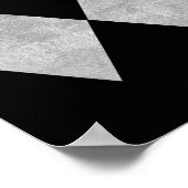 I'm Difficult Funny Double Black Diamonds Ski Snow ポスター (角)