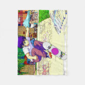 I'm Doing It - Young Skateboarder フリースブランケット (正面)