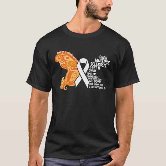 I'm Doing Well Multiple Sclerosis Awareness MS War Tシャツ (正面)