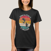 Im Done Fencing Lets Go Camping Fencing Tシャツ (正面)