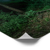 "I'm Done with Humans" Dark Woods Poster Print  ポスター (角)