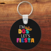 I'm Dos Let's Fiesta Taco Twosday 2nd Birthday 2 Y キーホルダー (正面)