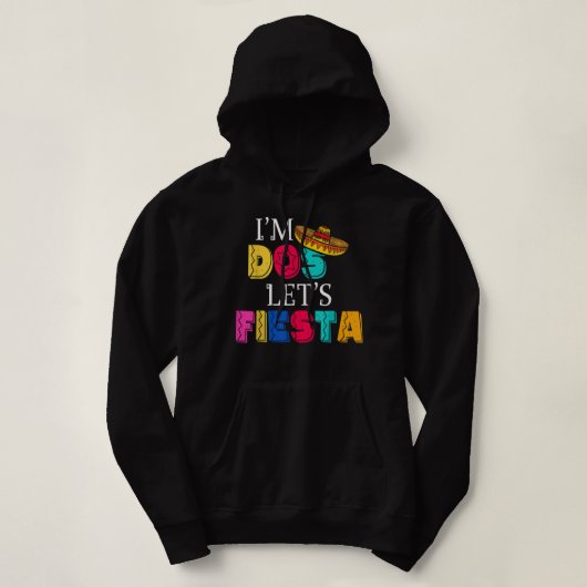 I'm Dos Let's Fiesta Taco Twosday 2nd Birthday 2 Y パーカ (デザイン正面)