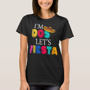 I'm Dos Let's Fiesta Taco Twosday 2nd Birthday 2 Y Tシャツ