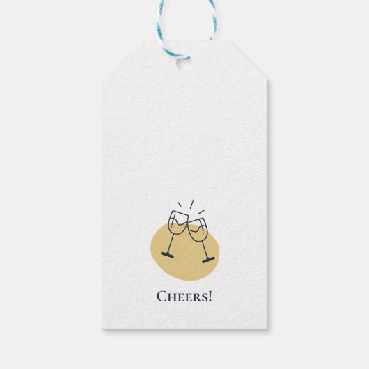 I'm Dreaming Of A White Wine Christmas ギフトタグ (裏面)